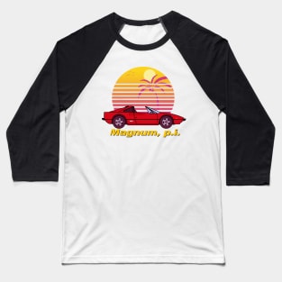 Magnum PI Vintage Baseball T-Shirt